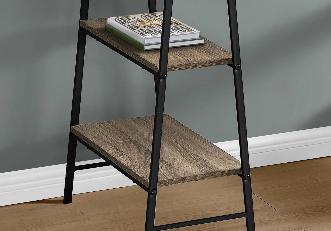 Computer Desk For Home Office, Storage Shelves, Industrial Design by Unique Piece Furniture