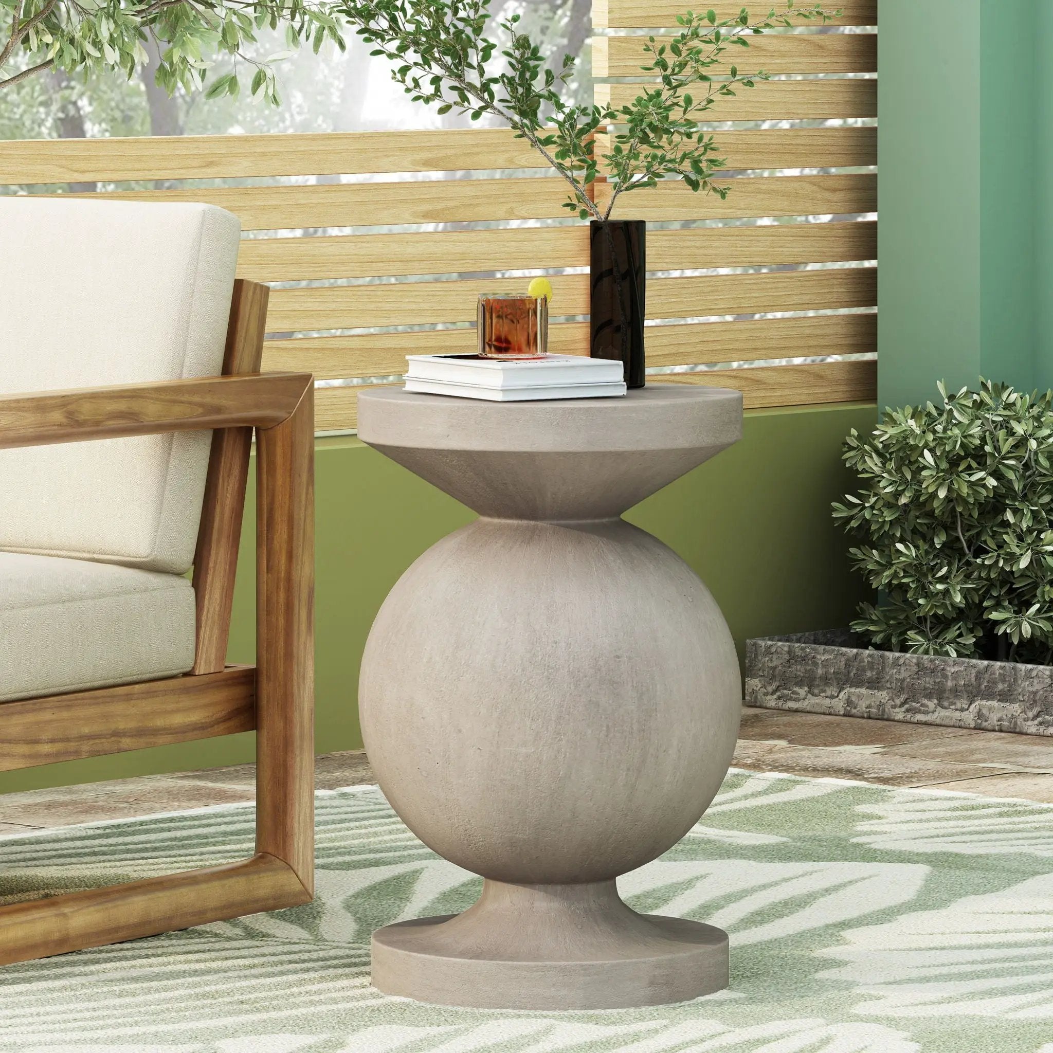 End Table, Outdoor - Natural by HouseOfZazla