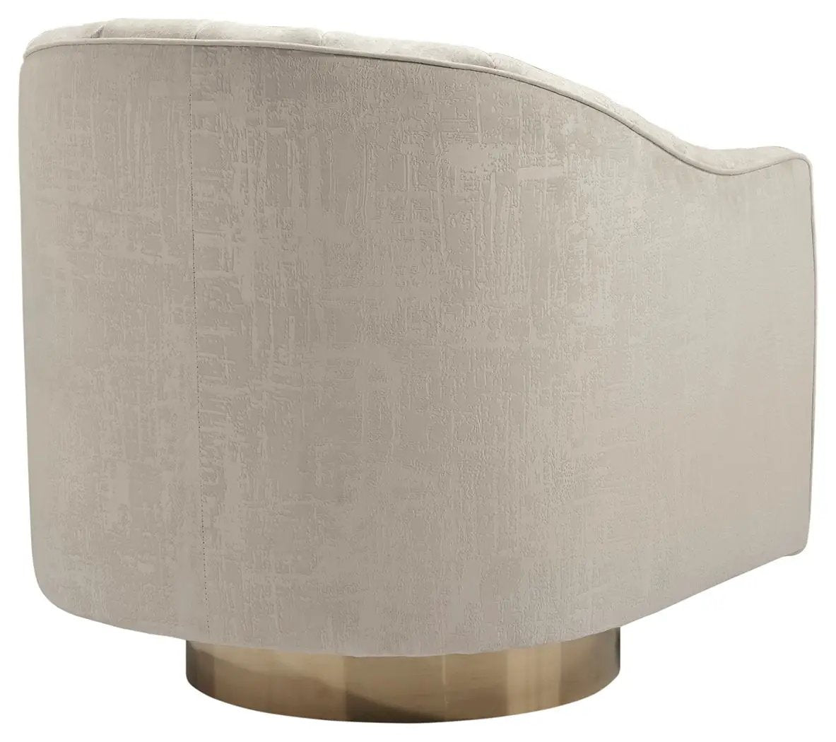 Penzlin - Swivel Accent Chair - Pearl by Unique Piece Furniture