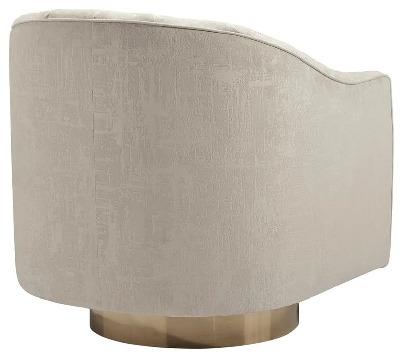 Penzlin - Swivel Accent Chair - Pearl by Unique Piece Furniture