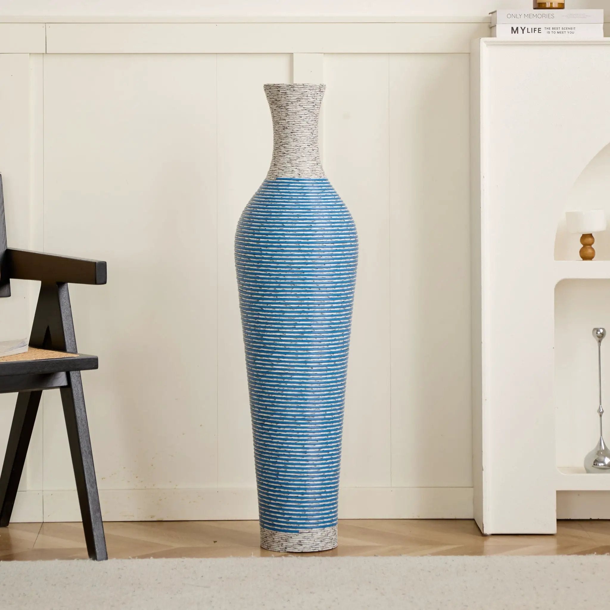 Classic And Neat Floor Vase, High Independent Flower Stand (Set of 3) by Unique Piece Furniture