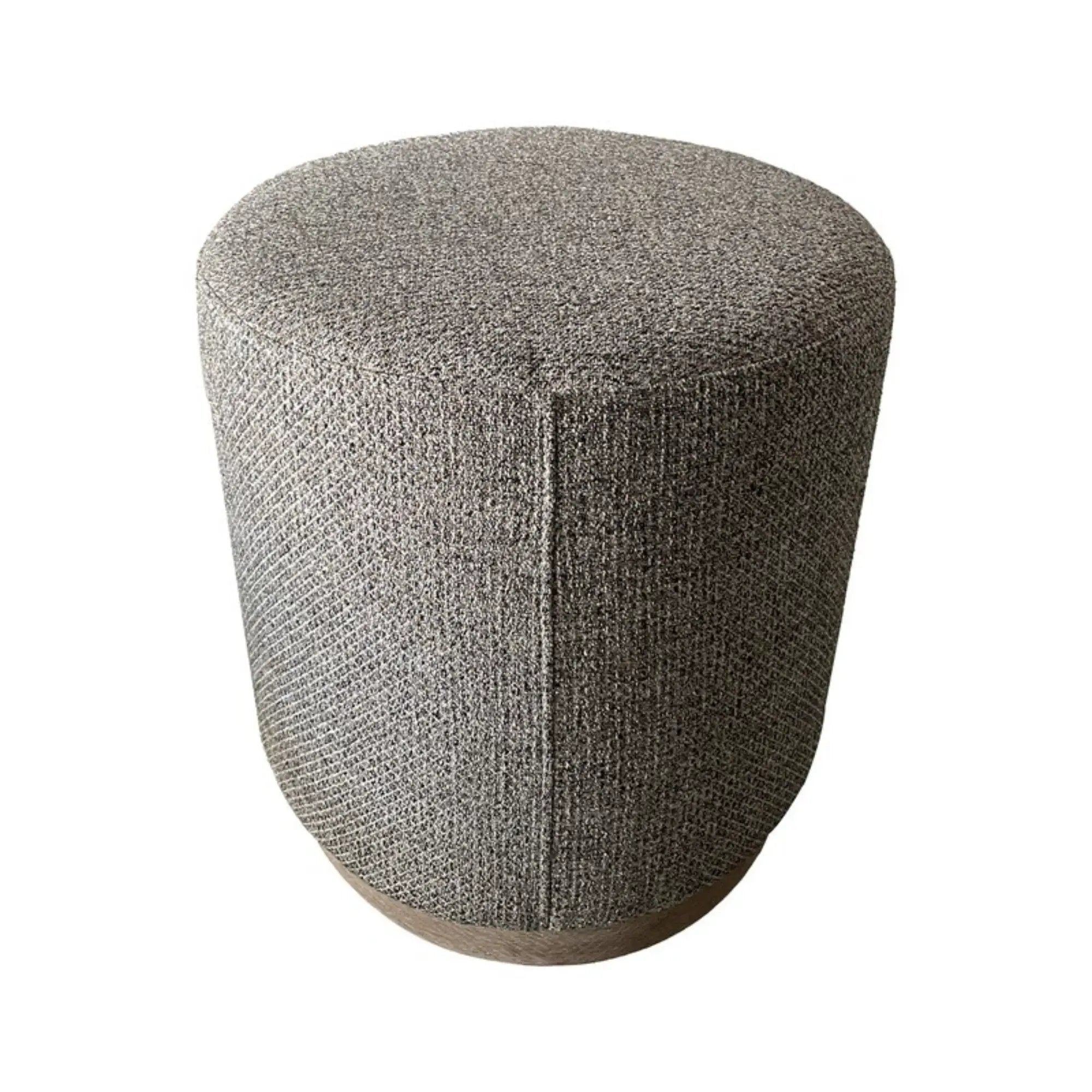 Oval Accent Ottoman - Brown by HouseOfZazla