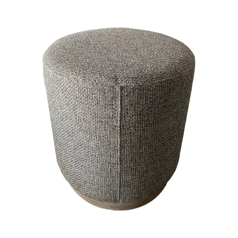 Oval Accent Ottoman - Brown by HouseOfZazla