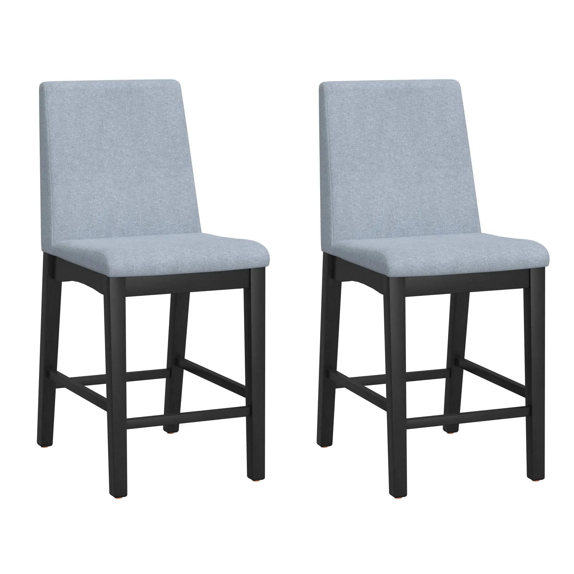 Gathering Height Stool (Set of 2) - Gray by Unique Piece Furniture