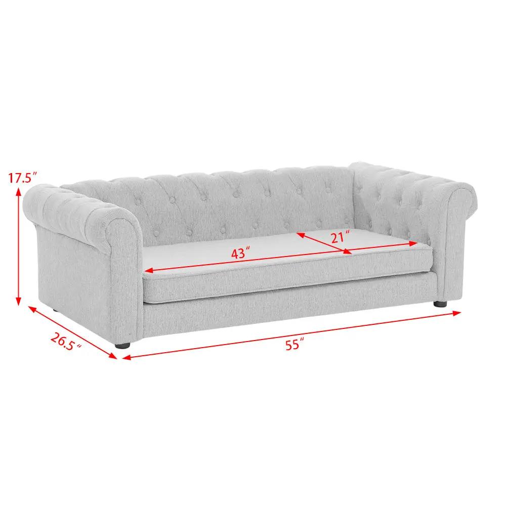 Elegant Rectangular Pet Bed for Oversized Dogs by HouseOfZazla