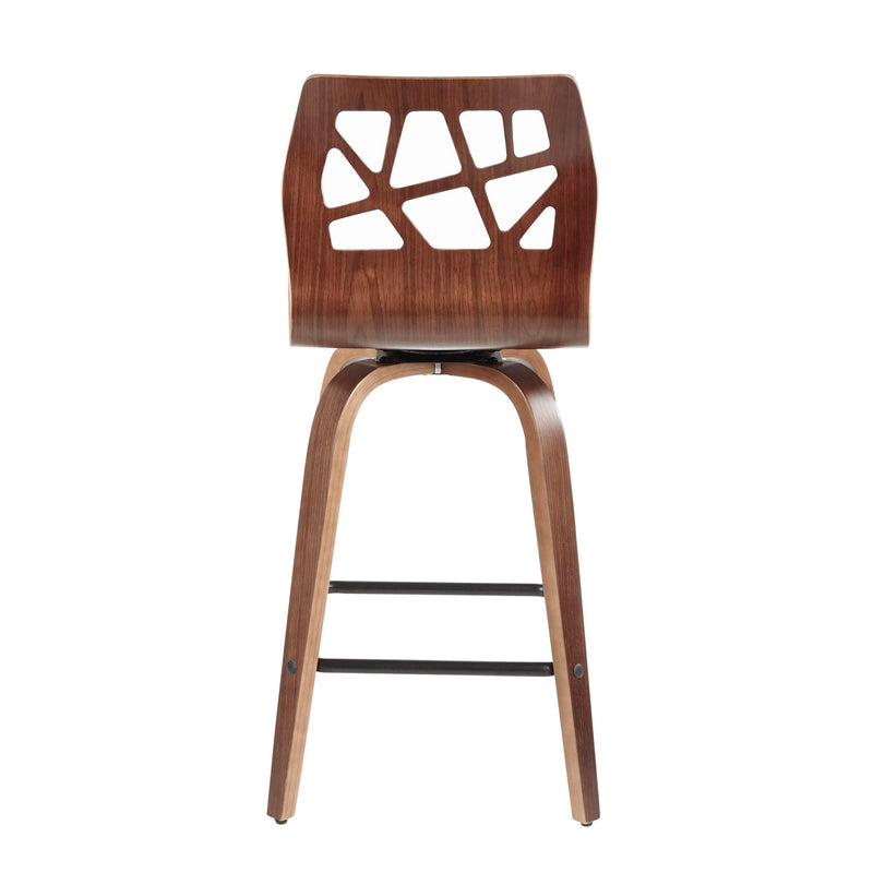 Folia - Mid Century Modern Counter Stool (Set of 2) by HouseOfZazla