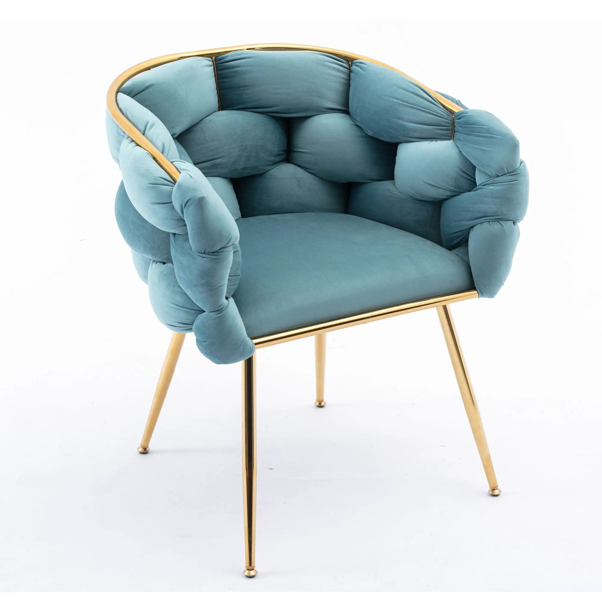 Luxury Modern Simple Leisure Single Sofa Chair Bedroom Lazy Person Household Dresser Stool Manicure Table Back Chair by HouseOfZazla