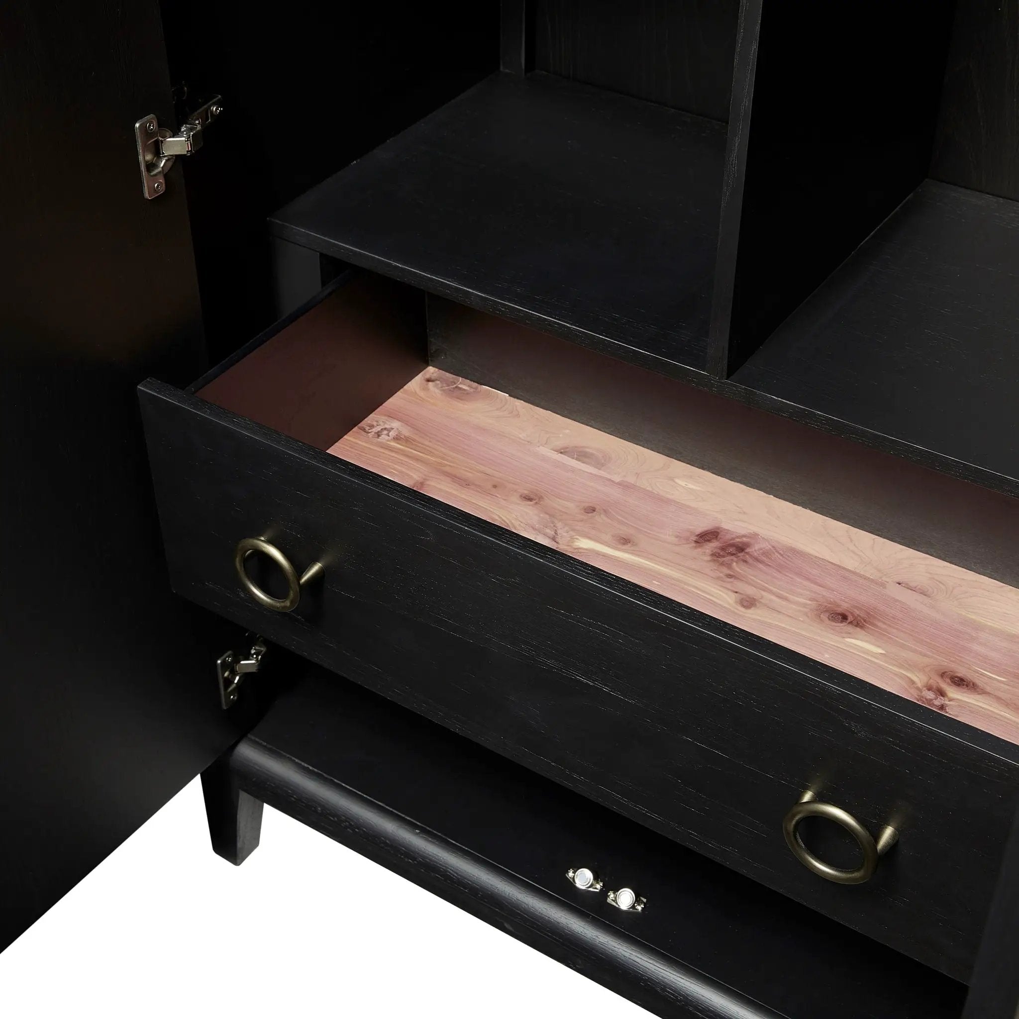 Spacious Storage Armoire - Peppercorn by Unique Piece Furniture