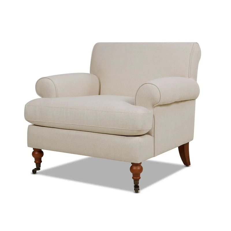 Alana Lawson - Accent Arm Chair With Casters by HouseOfZazla