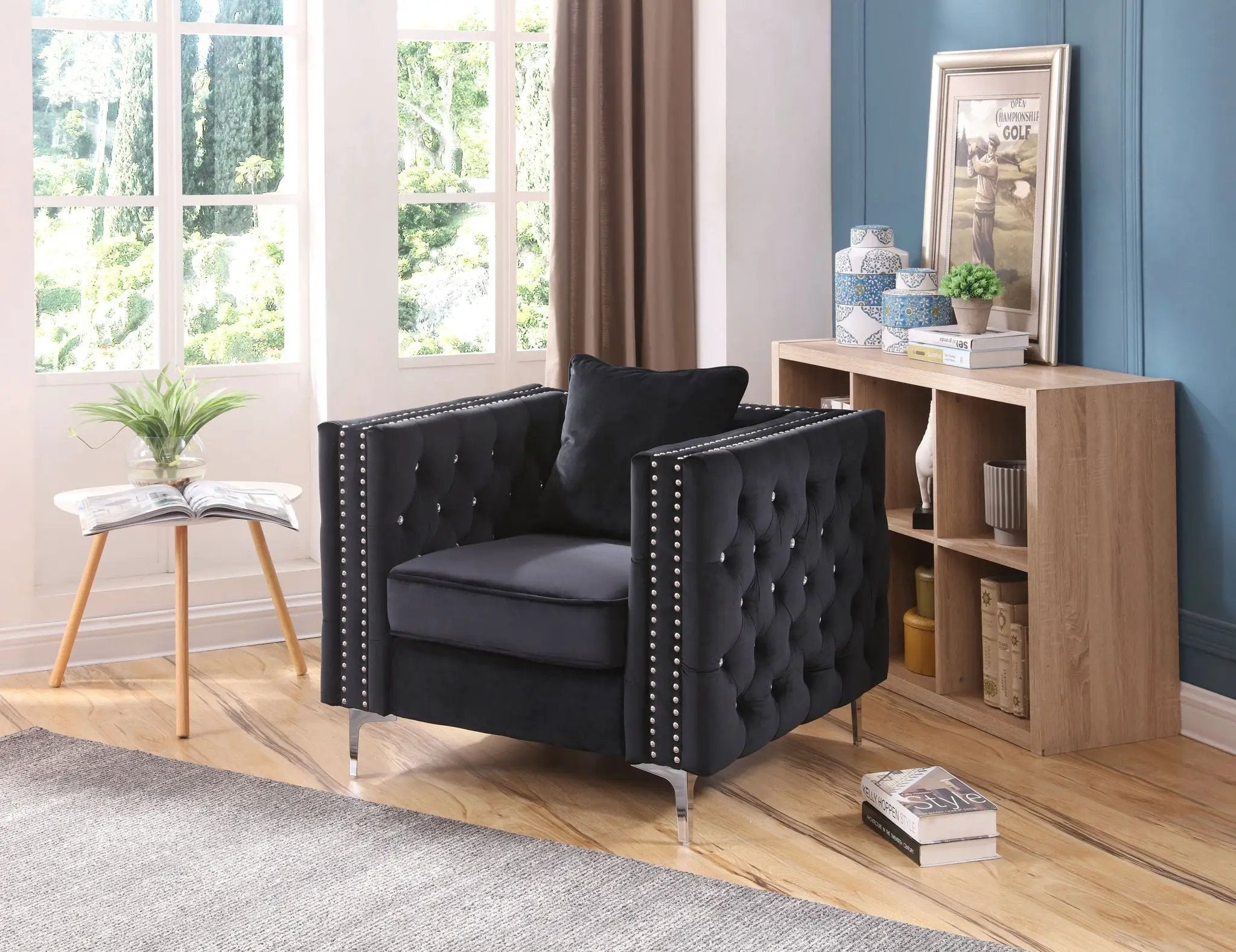 Tufted Design Chair by Unique Piece Furniture
