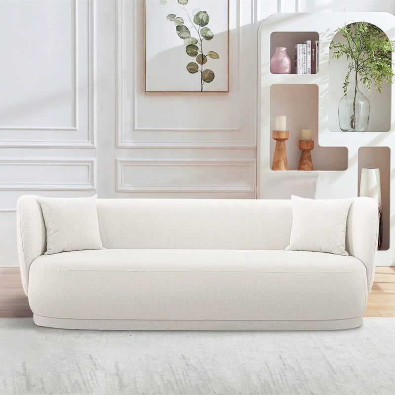 Siri - Upholstered Sofa - Cream by HouseOfZazla