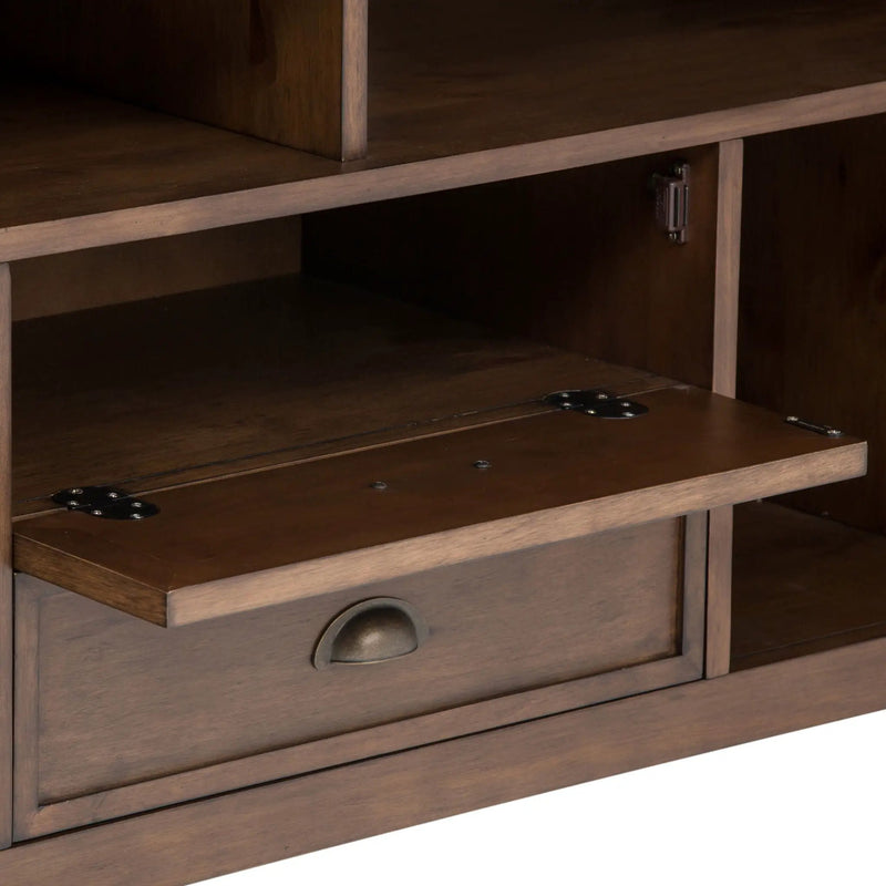 Redmond - TV Media Stand - Rustic Natural Aged Brown by Unique Piece Furniture