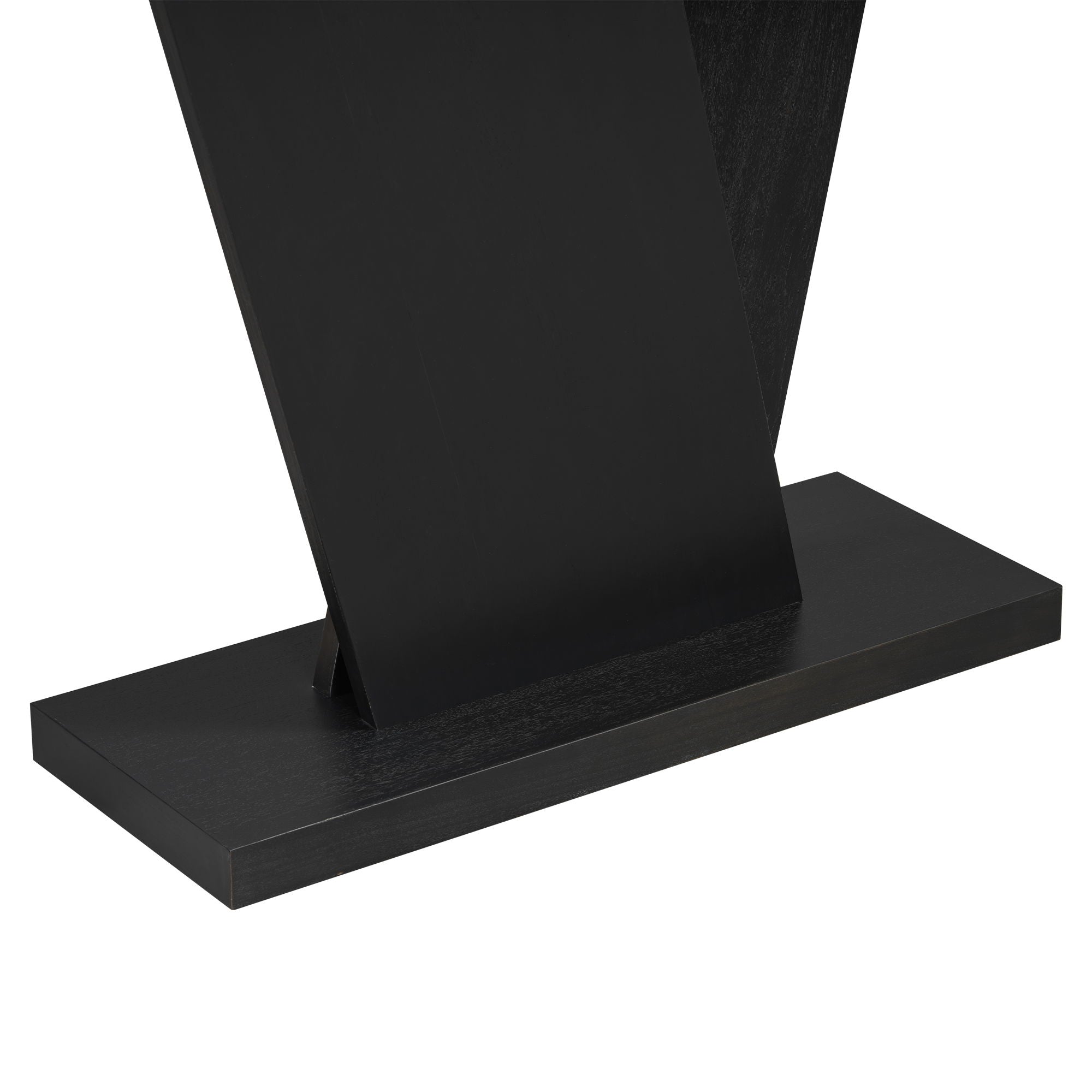Console Table With V Shape Base, Sculptural Entryway Accent by HouseOfZazla