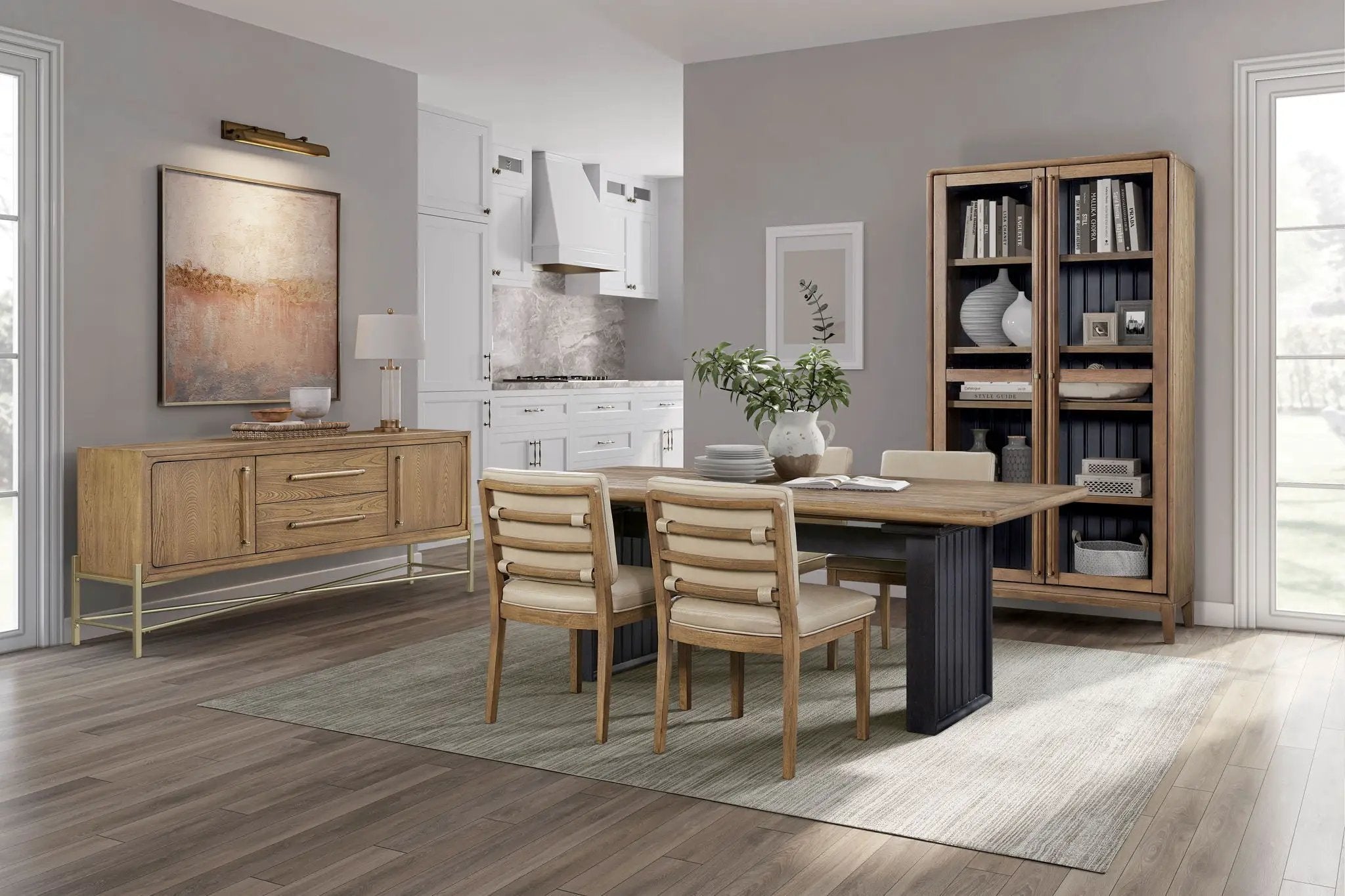 Base Sideboard - Light Brown by Unique Piece Furniture
