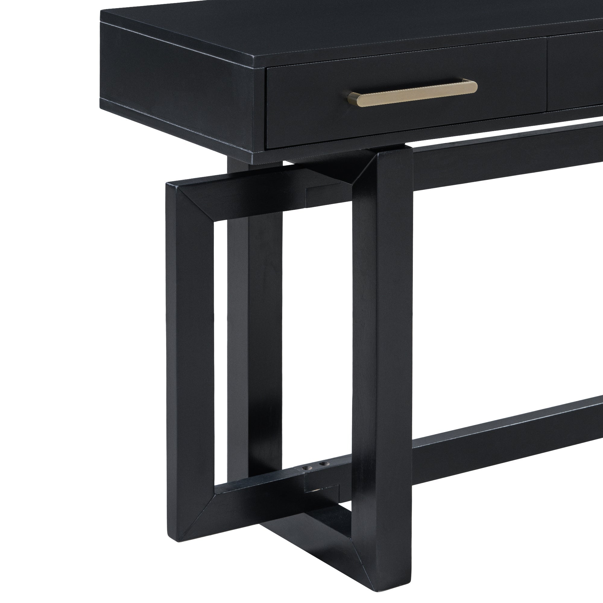U_STYLE Elegant Console Table with Three Drawers by HouseOfZazla