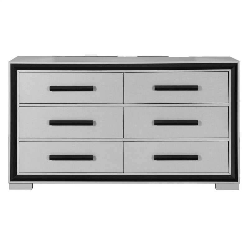 Adelaide - Dresser With Sleek Finish And Drawer Pulls by Unique Piece Furniture