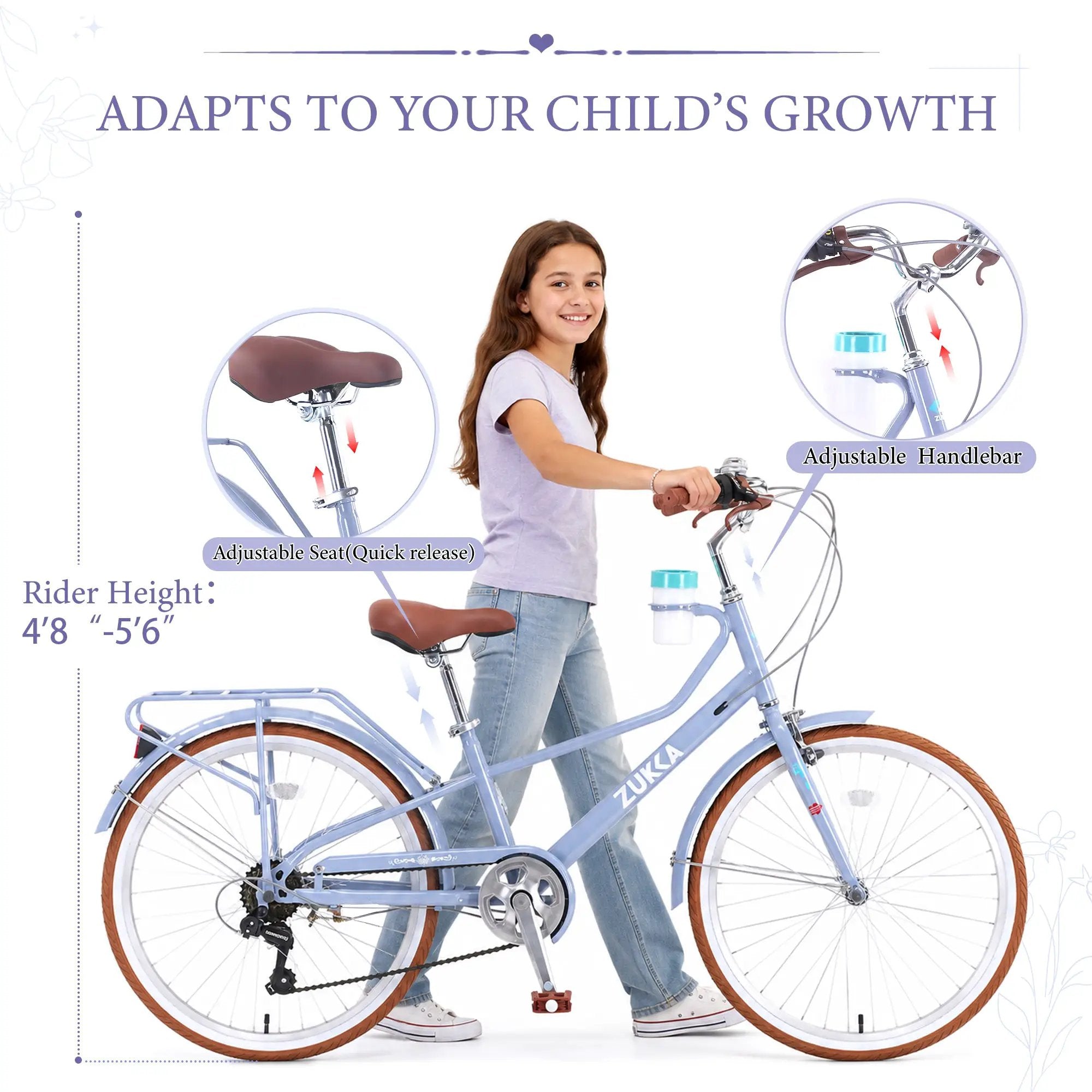 24 Inch Women's Cruiser Bike by HouseOfZazla