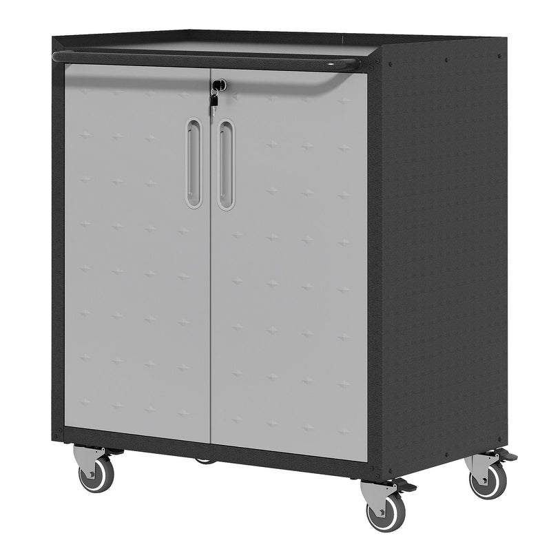 Heavy Duty Metal Garage Storage Cabinet With Wheels Sturdy Tool Organizer by HouseOfZazla