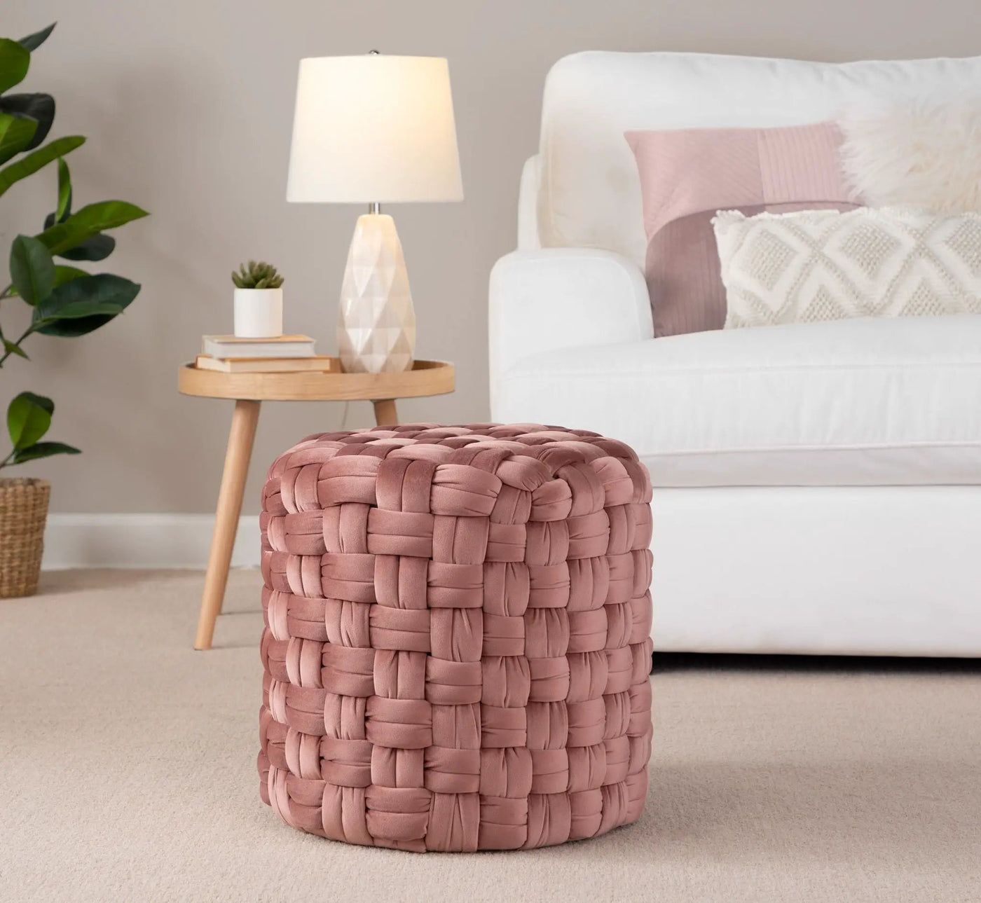 Braided - Versatile Round Ottoman by HouseOfZazla