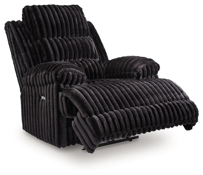 Rhine Falls - Zero Wall Power Recliner - Onyx by Unique Piece Furniture