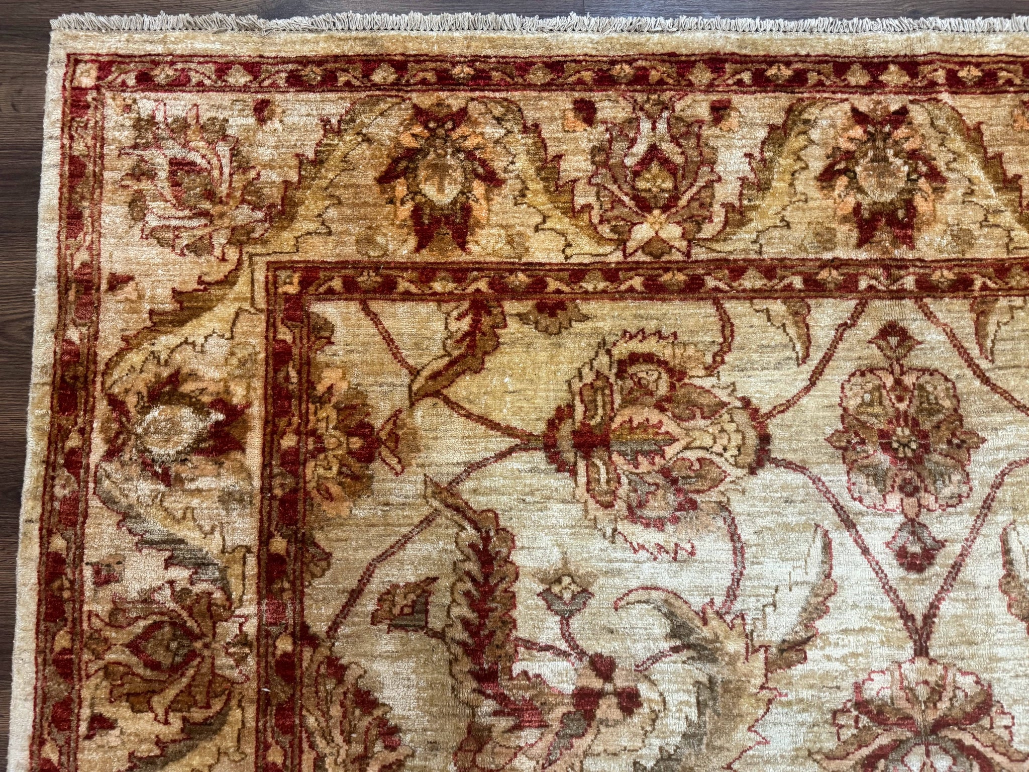 Indian Mahal Rug 7x9, Traditional Wool Carpet by Jewel Rugs