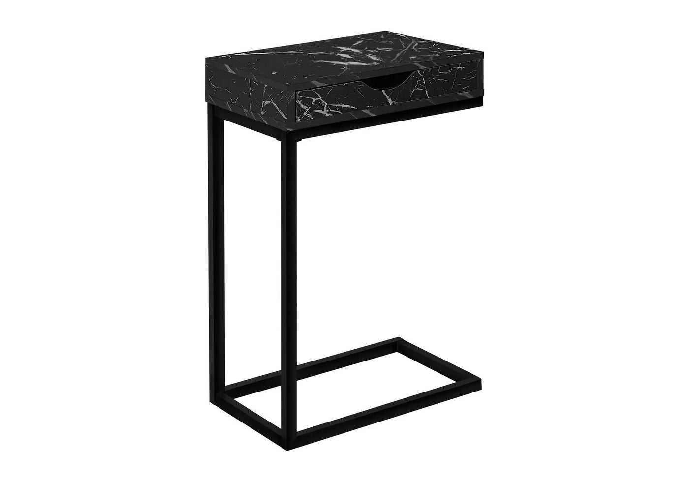 Accent Table, C - Shaped Contemporary & Modern Elegant Design by Unique Piece Furniture