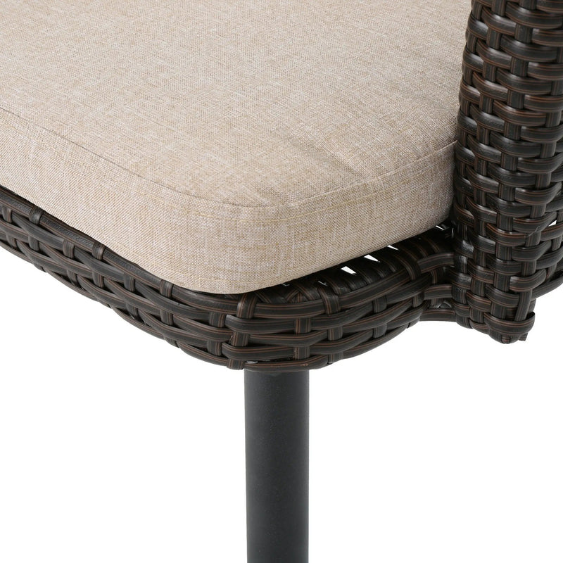 Kenneth Outdoor Dining Chair Set of 2 by HouseOfZazla