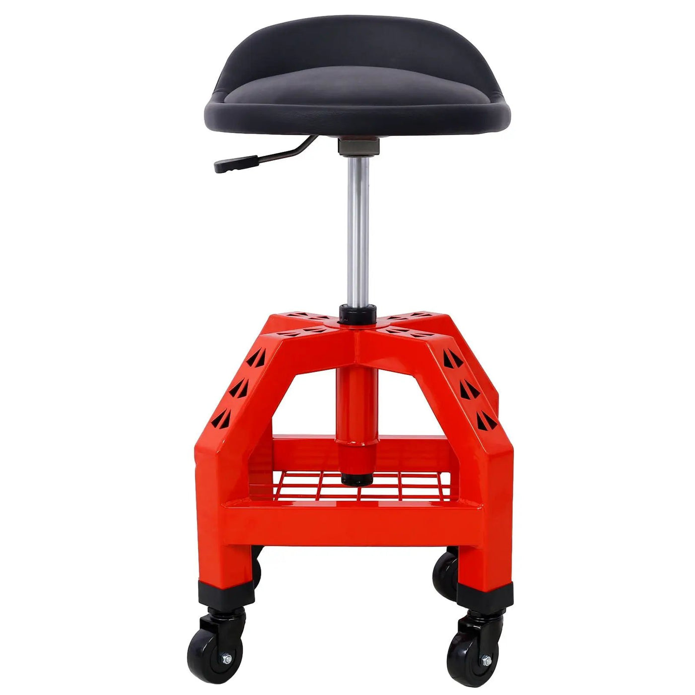 Pneumatic 360 Degree Swivel Stool, Mechanics Rolling Creeper Seat, Heavy Duty Rolling Mechanics Stool, Shop Stool With Casters by HouseOfZazla