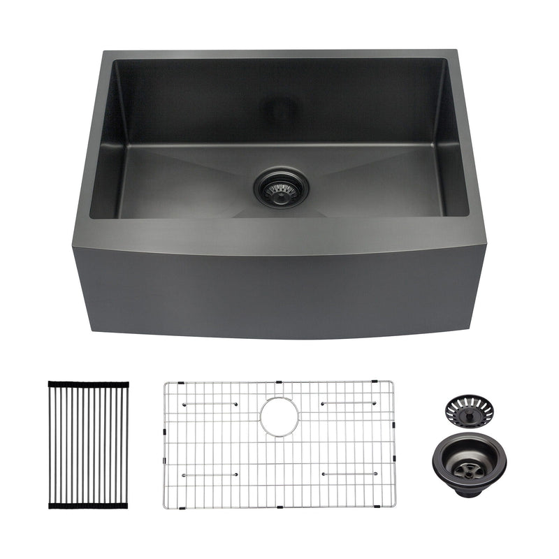 Farmhouse Kitchen Sink, Stainless Steel, Apron Front by HouseOfZazla