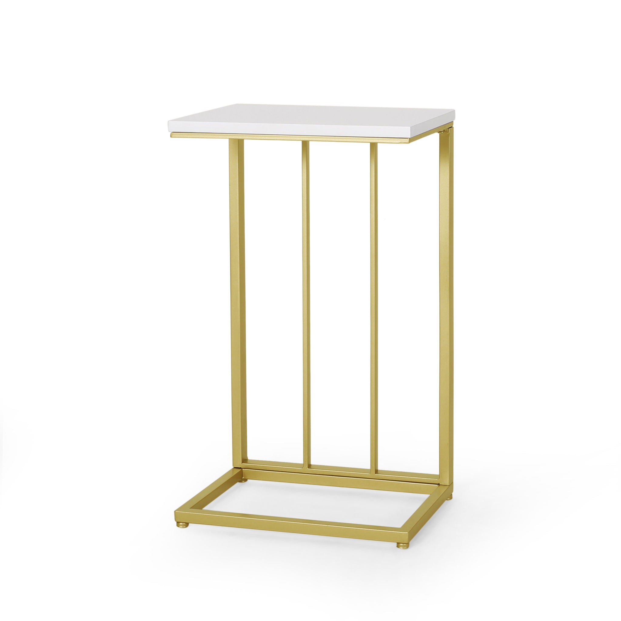 Modern Glam C-Shape End Table by HouseOfZazla