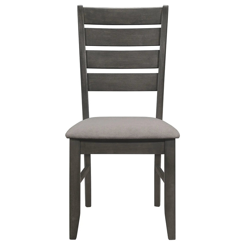 Dalila 5-piece Rectangular Dining Table Set Dark Grey by Unique Piece Furniture