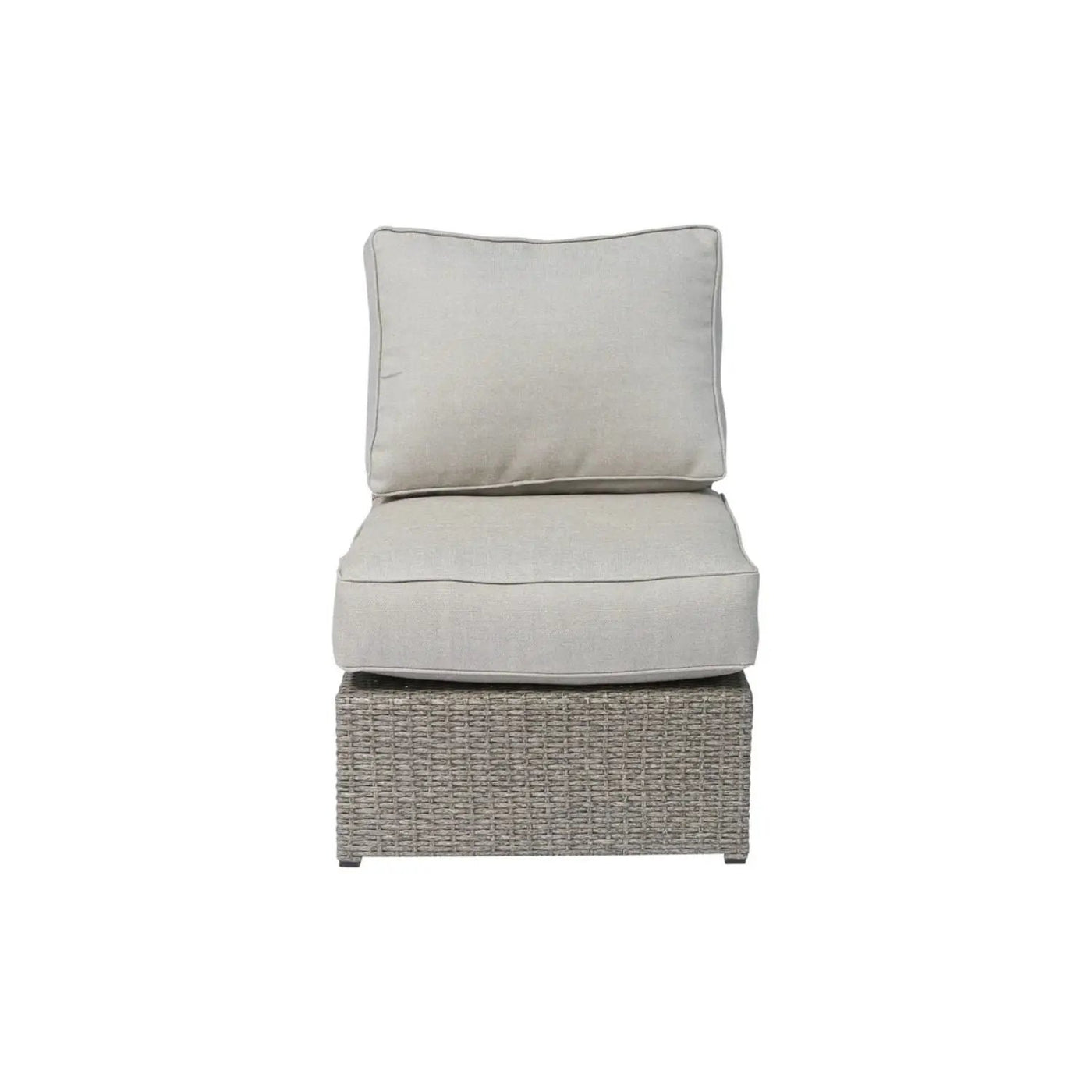 Wicker Outdoor Sectional With Weather Resistant Cushions And Table by HouseOfZazla