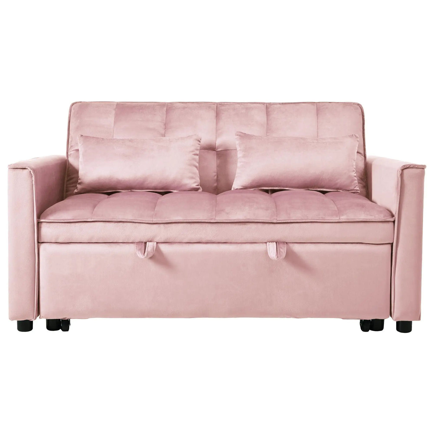 3 In 1 Pull Out Couch Convertible Sofa Bed With Reclining Backrest by Unique Piece Furniture