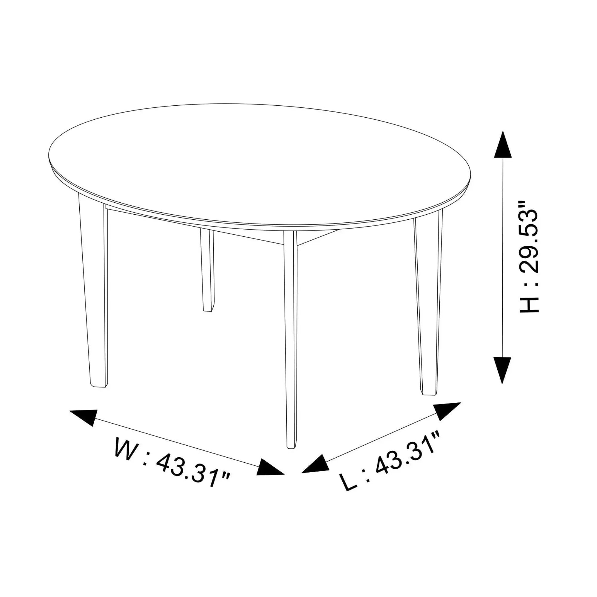 Lara - Dining Table (Walnut) - Brown by Unique Piece Furniture