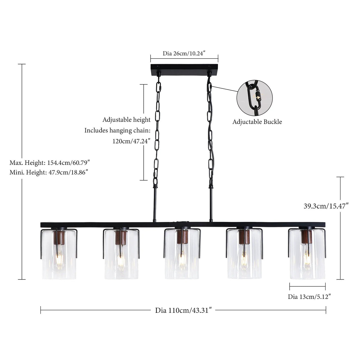 Adjustable Pendant Lighting by Unique Piece Furniture