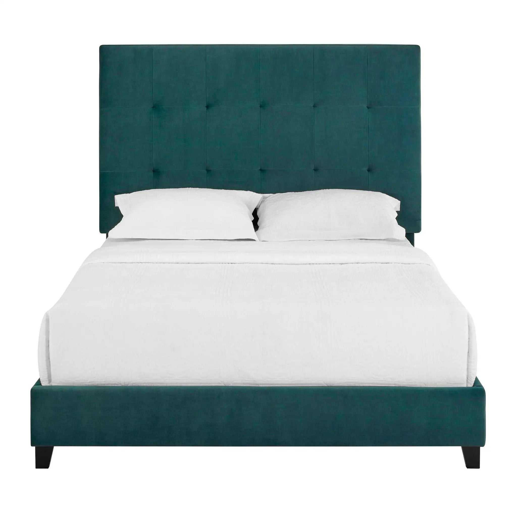 Tufted Upholstered Headboard Platform Bed by Unique Piece Furniture