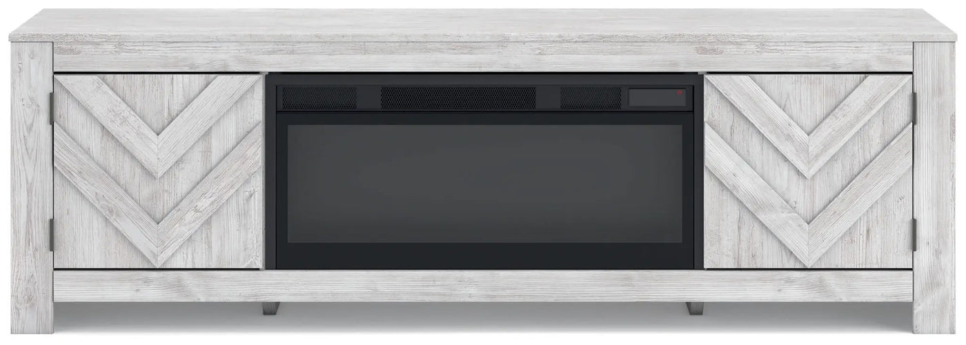 Cayboni - LG TV Stand With Fireplace Option by Unique Piece Furniture