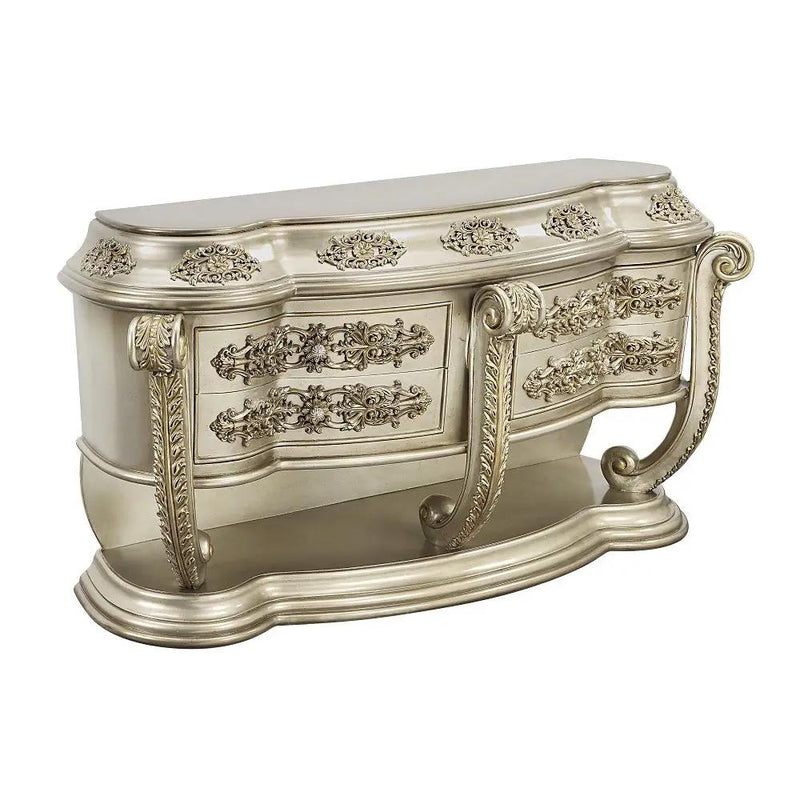 Danae - Server - Champagne & Gold by Unique Piece Furniture