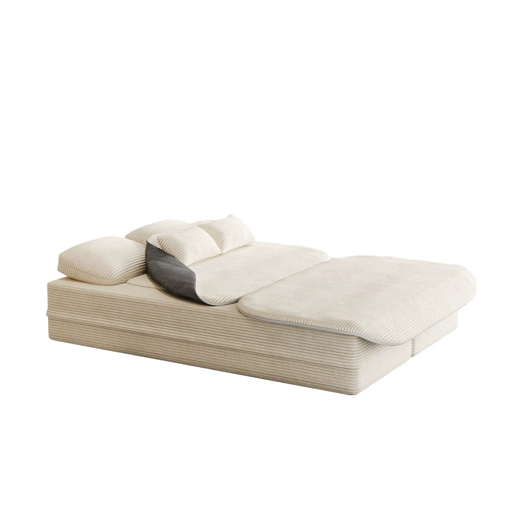 2 In 1 Foldable Sofa Bed With Multi Functional Blanket by HouseOfZazla