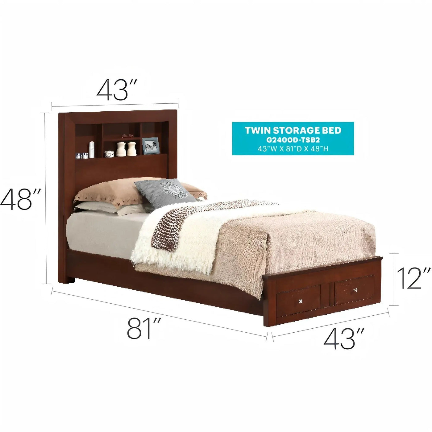 Stylish Storage Bed For Modern Spaces by HouseOfZazla