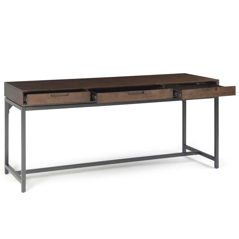 Banting - Mid Century Wide Desk, Handcrafted by Unique Piece Furniture