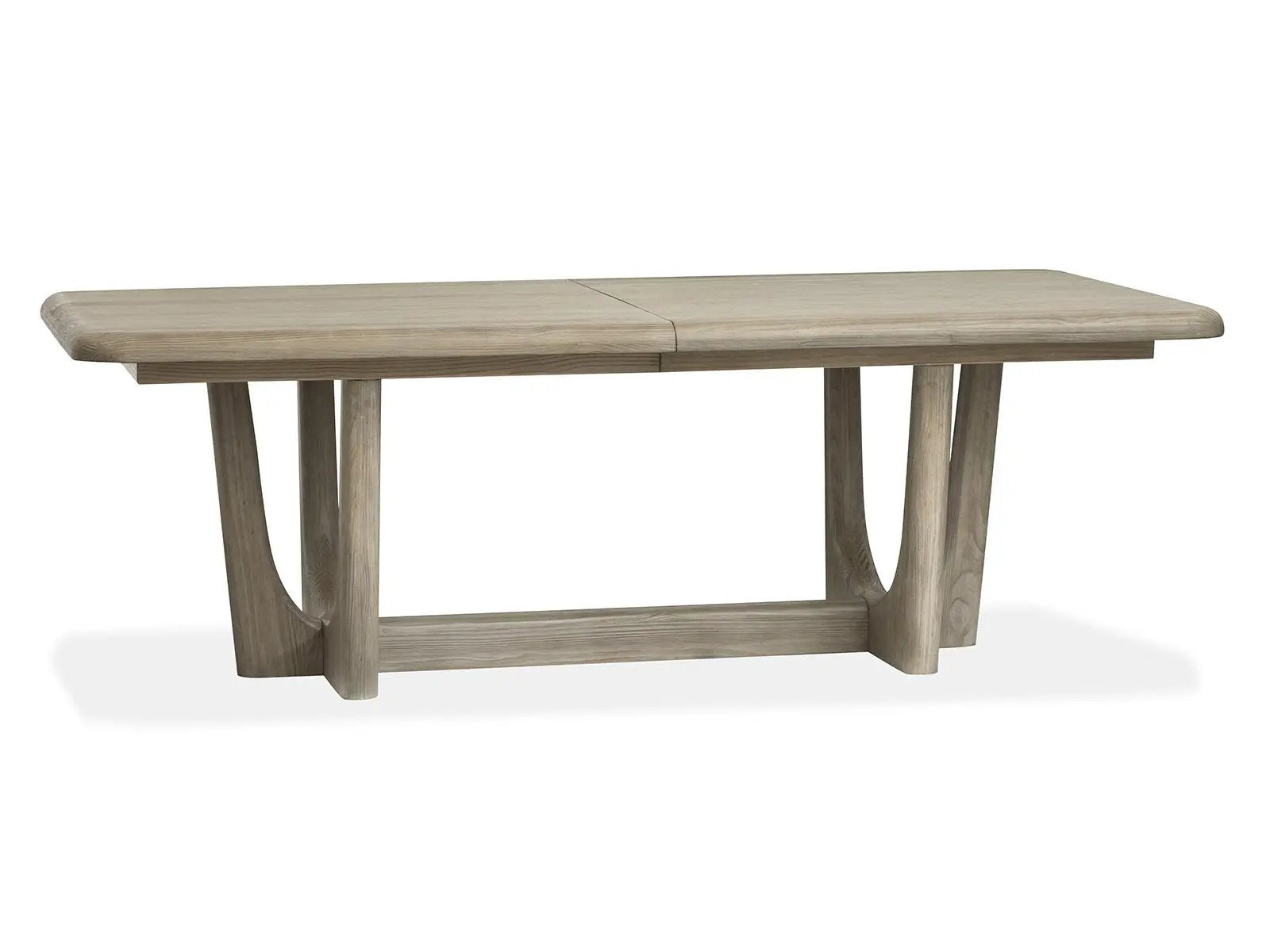 Braelyn - Extendable Trestle Dining Table - Dorian Gray by Unique Piece Furniture