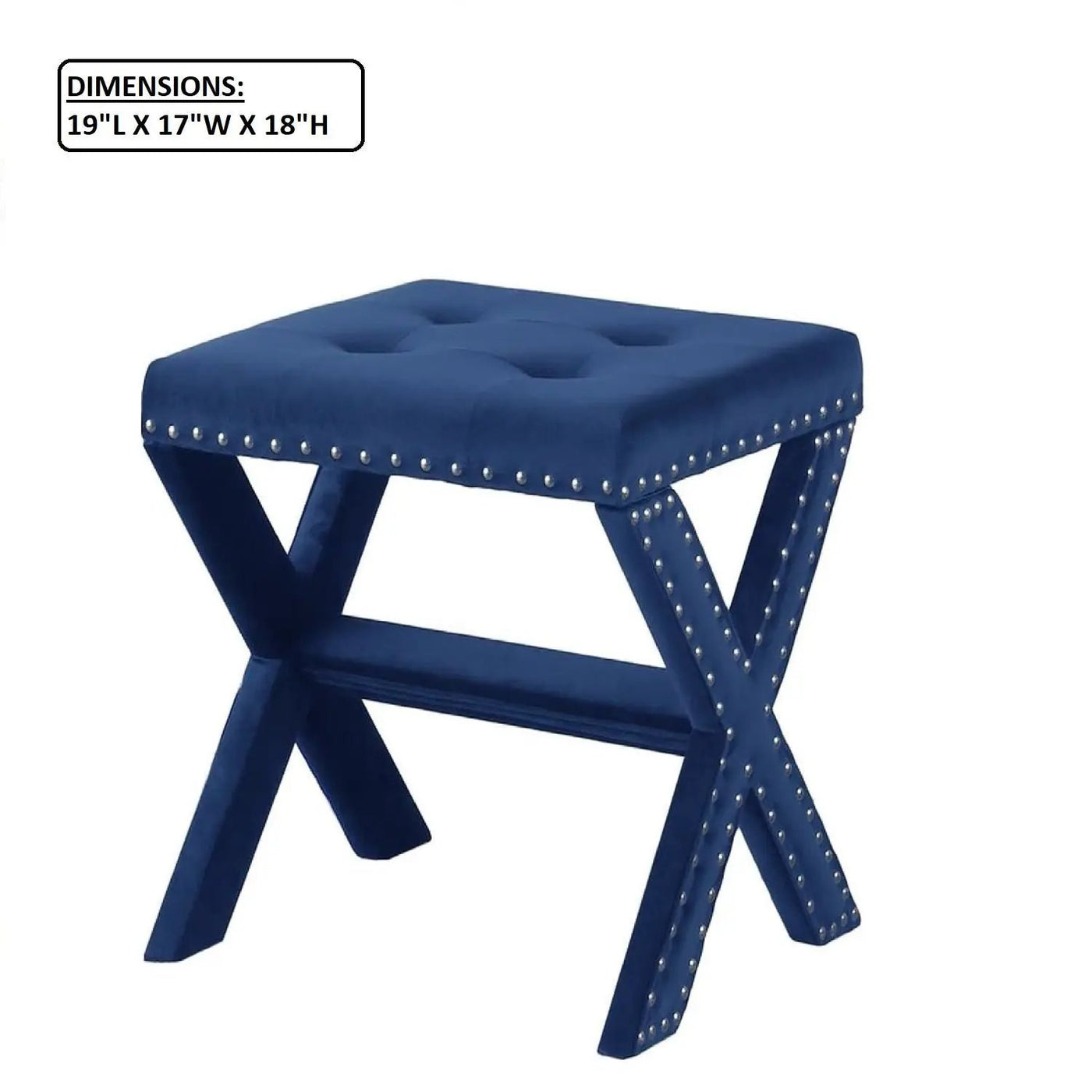 Upholstered Accent Bench With Nailhead Trim by Unique Piece Furniture