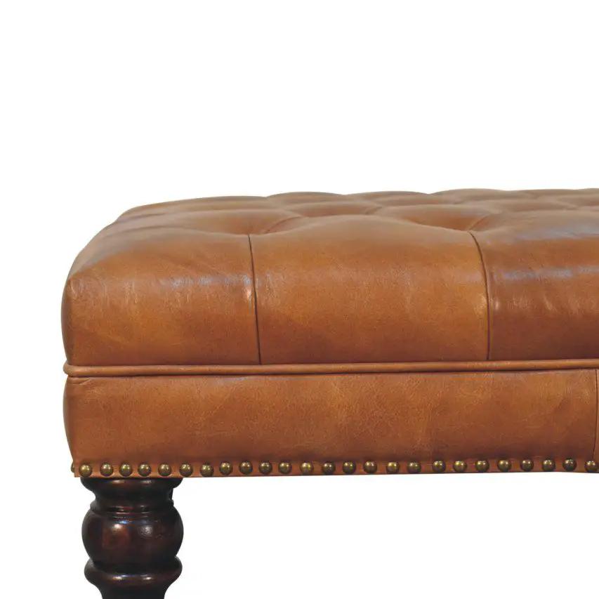 Buffalo - Ottoman With Castor Legs by Unique Piece Furniture