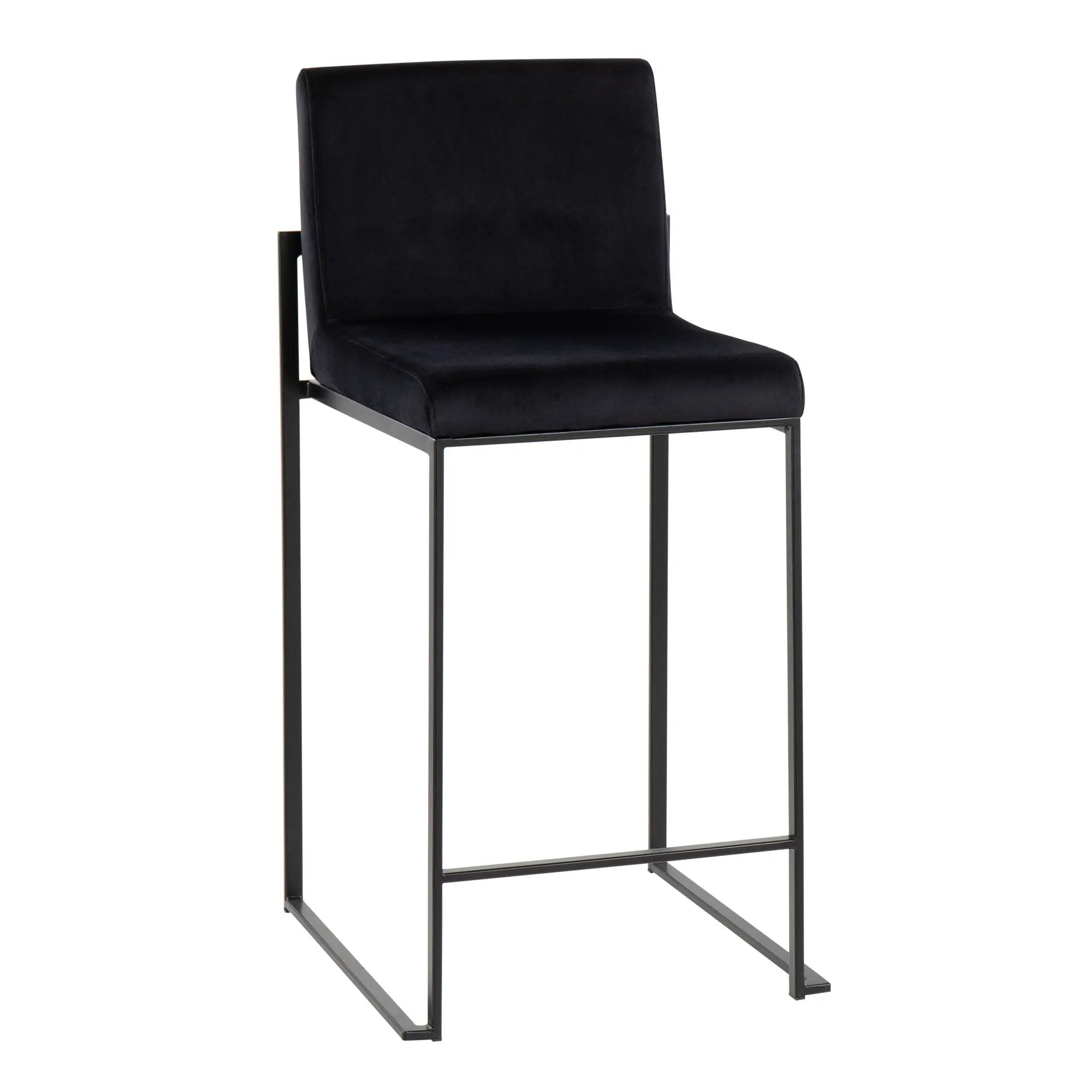 Fuji - Contemporary Modern Elegance, High Back Counter Stool by HouseOfZazla