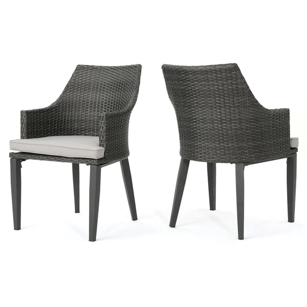 Hillhurst Outdoor Chair Set of 2 with Weather Resistant Cushions