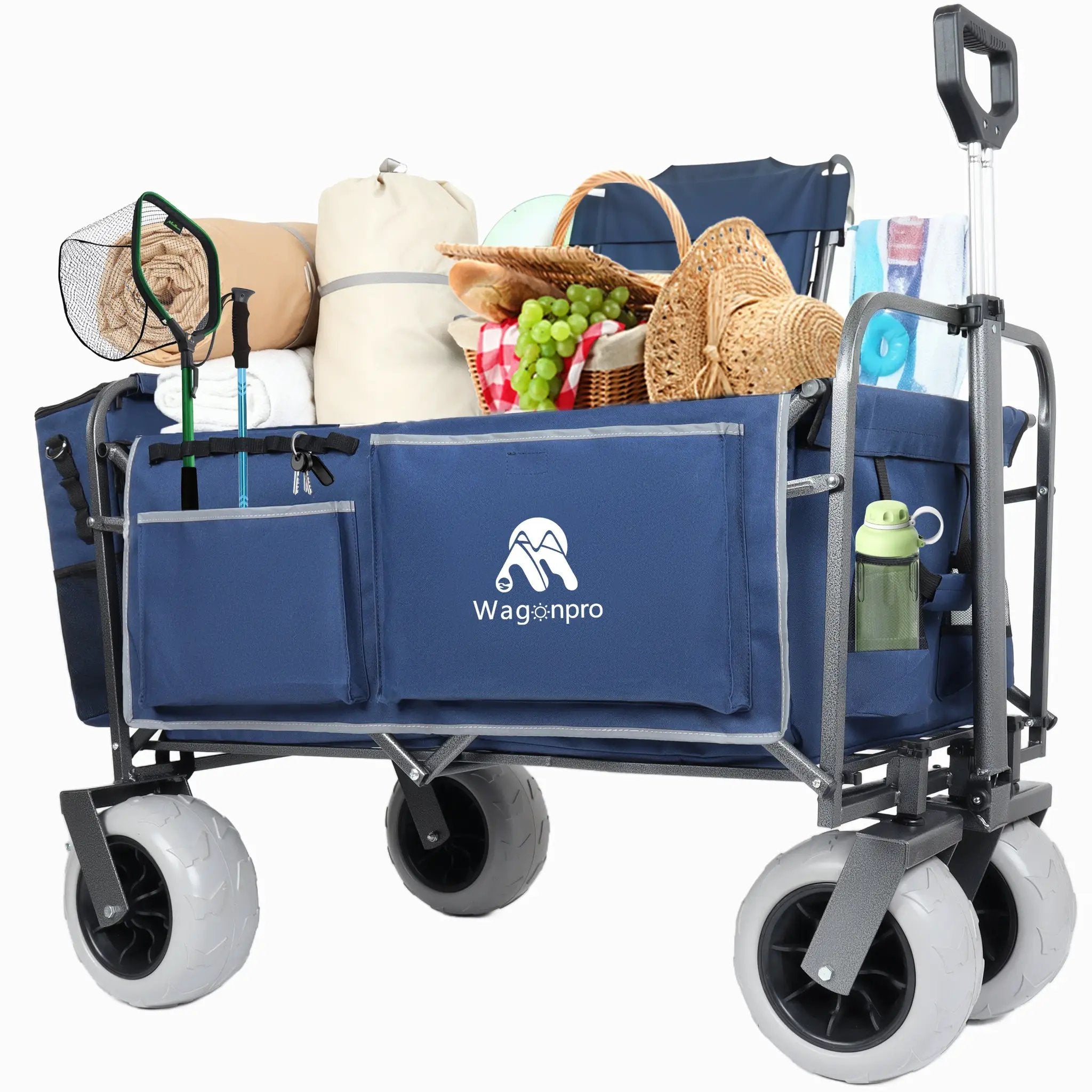 Beach Wagon with Big Wheels for Sand 500lbs Capacity by HouseOfZazla