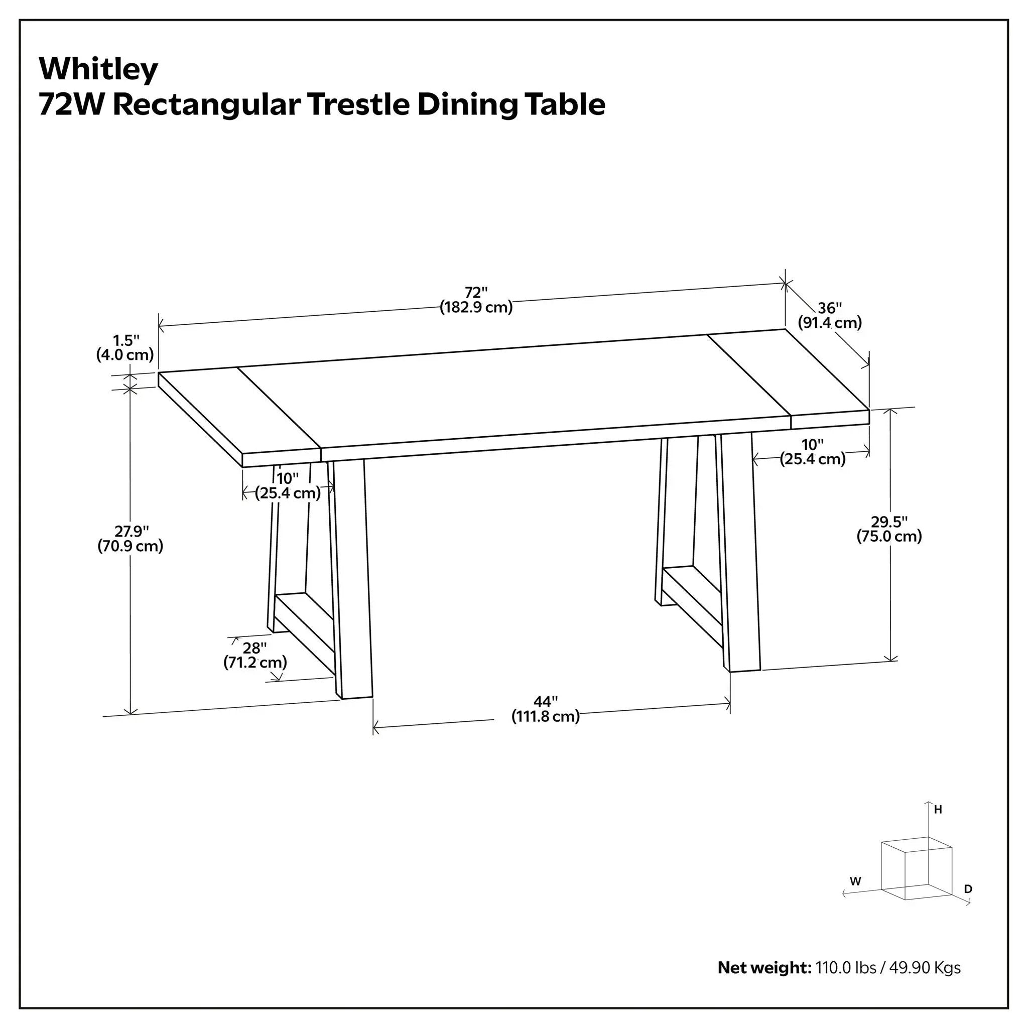 Whitley - Dining Table by HouseOfZazla
