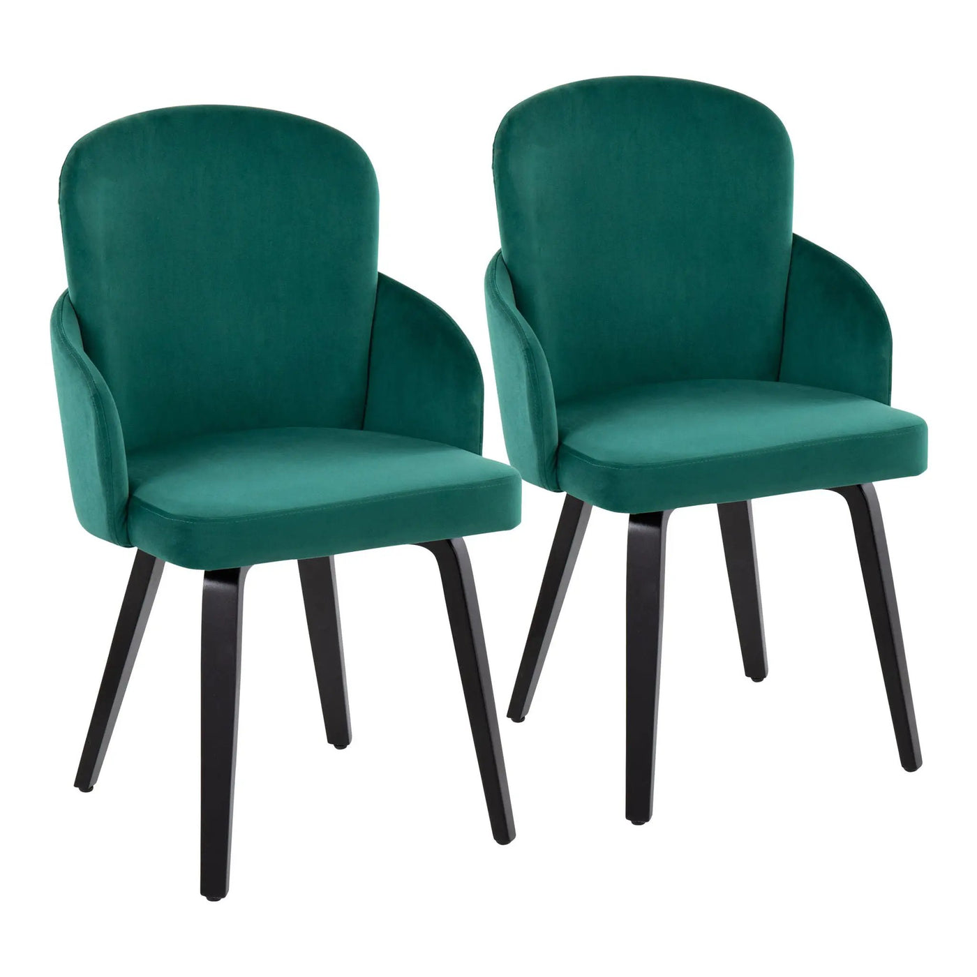 Dahlia - Contemporary Elegant Dining Chair (Set of 2) by HouseOfZazla