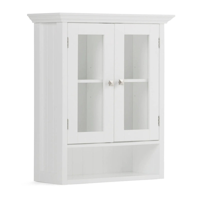 Acadian - Double Door Wall Cabinet - Pure White by Unique Piece Furniture